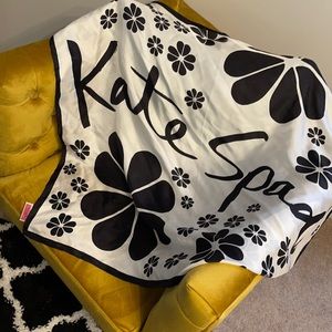 Kate Spade black and white scarf